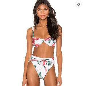 Onia × WeWoreWhat Sorrento Top in Roses White